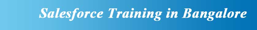 Salesforce Training in Bangalore Salesforce Training in Bangalore