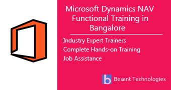 Microsoft Dynamics NAV Functional Training in Bangalore