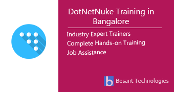 DotNetNuke Training in Bangalore