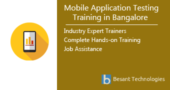 Mobile Application Testing Training in Bangalore