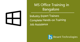 MS Office Training in Bangalore
